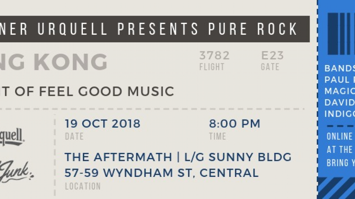Pure Rock: A Night of Feel Good Music by Pilsner Urquell & All That Junk