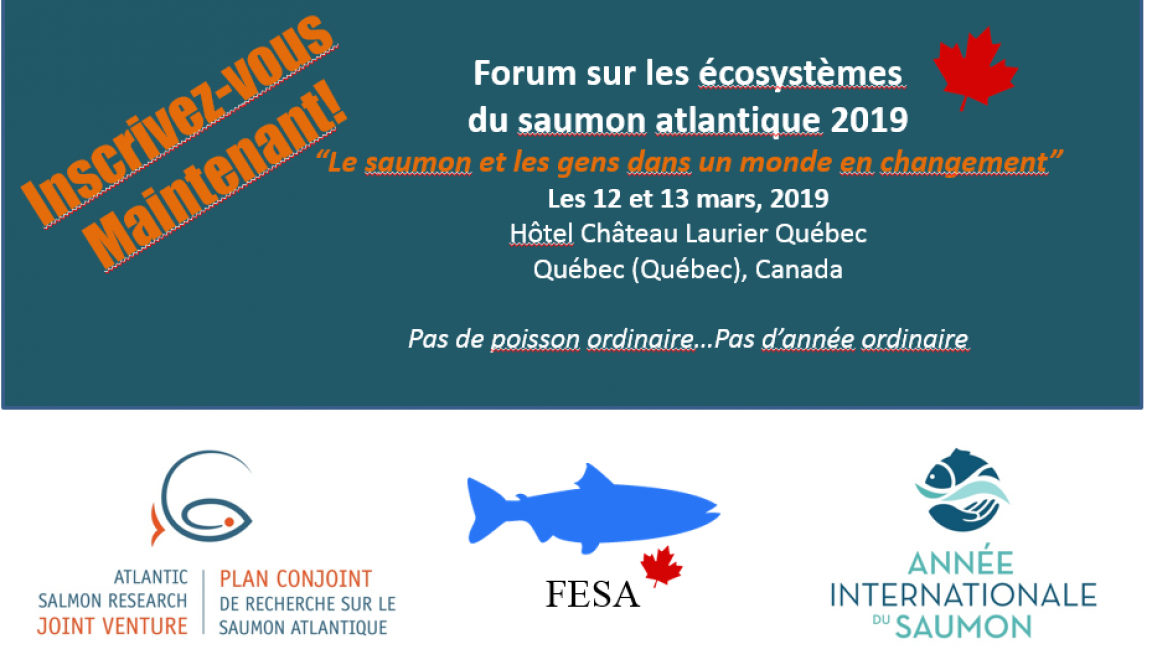 Forum sur les écosystèmes du saumon atlantique 2019