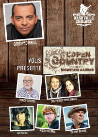 COMBO 2 spectacles : Open Country Mountain Daisies le 28 juillet / Gregory Charles le 4 août