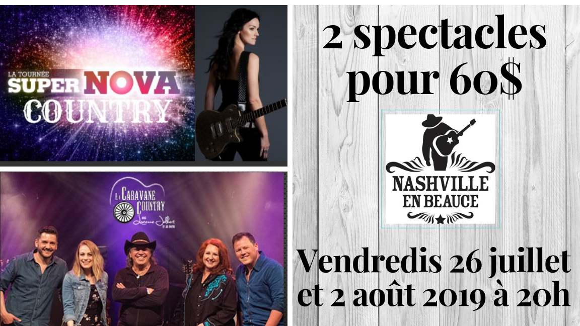 COMBO - La tournée SuperNOVA Country & La Caravane Country de LAURENCE JALBERT
