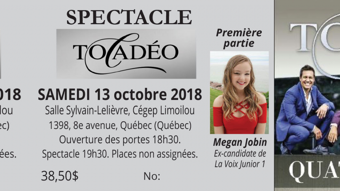 Tocadéo spectacle « Quatre »