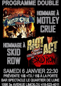HOMMAGE A MOTLEY CRUE & SKID ROW