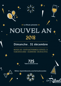 Soirée du jour de l'an au Rituel
