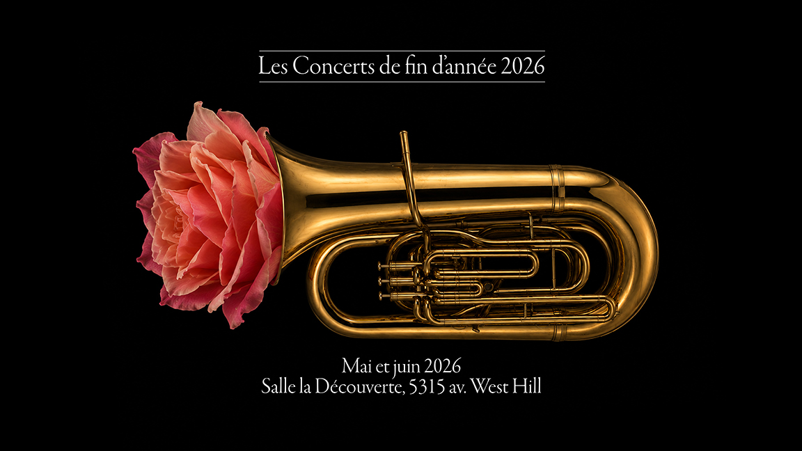 ÉVÈNEMENTS CONCERTS PRINTEMPS 2026