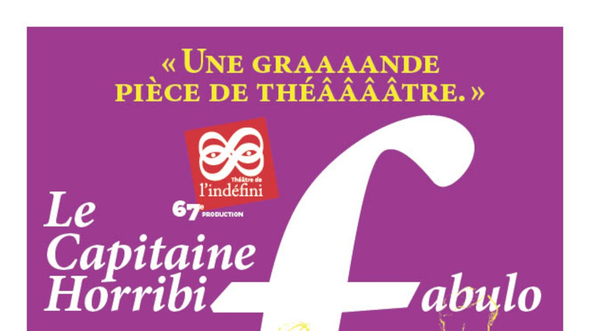 Représentations Le Capitaine Horribifabulo