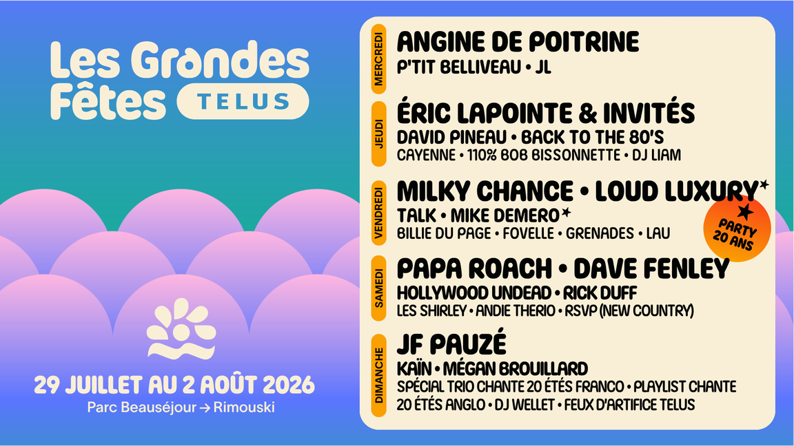 Les Grandes Fêtes TELUS 2026