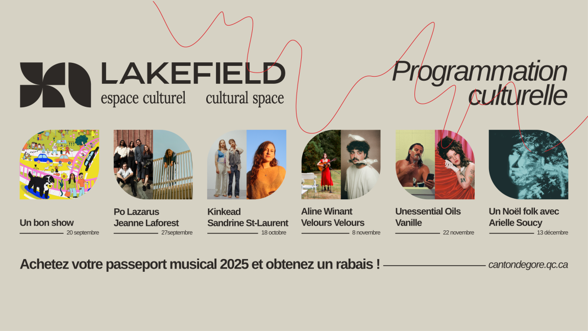 Programmation culturelle 2025 - Espace Culturel Lakefield