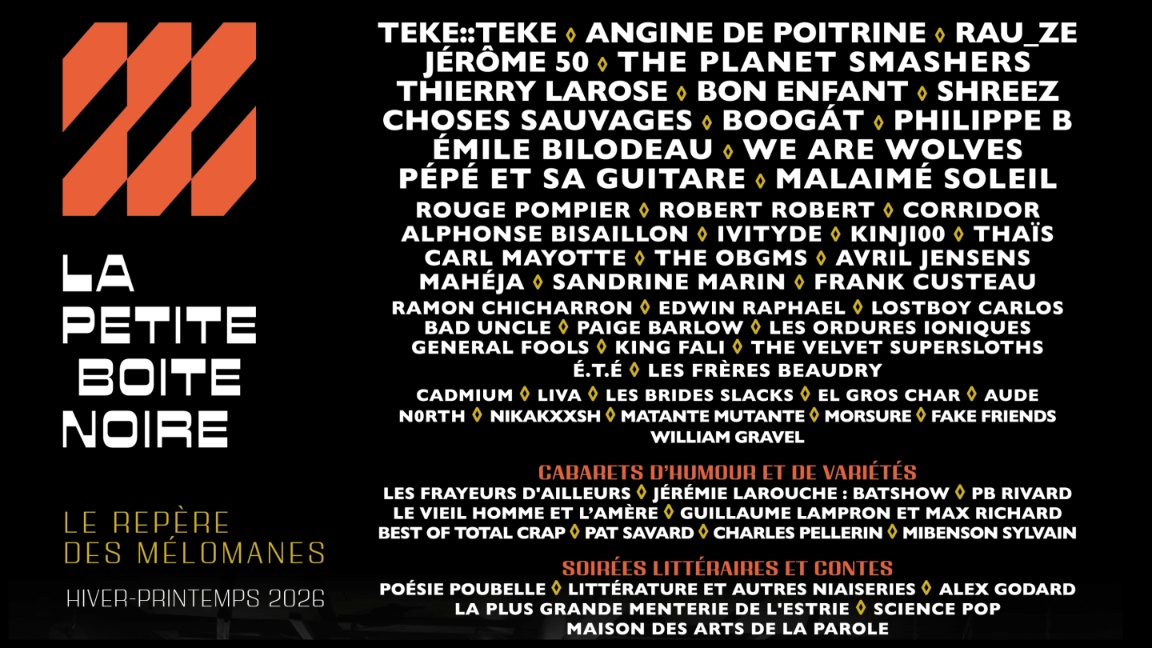 Programmation à venir