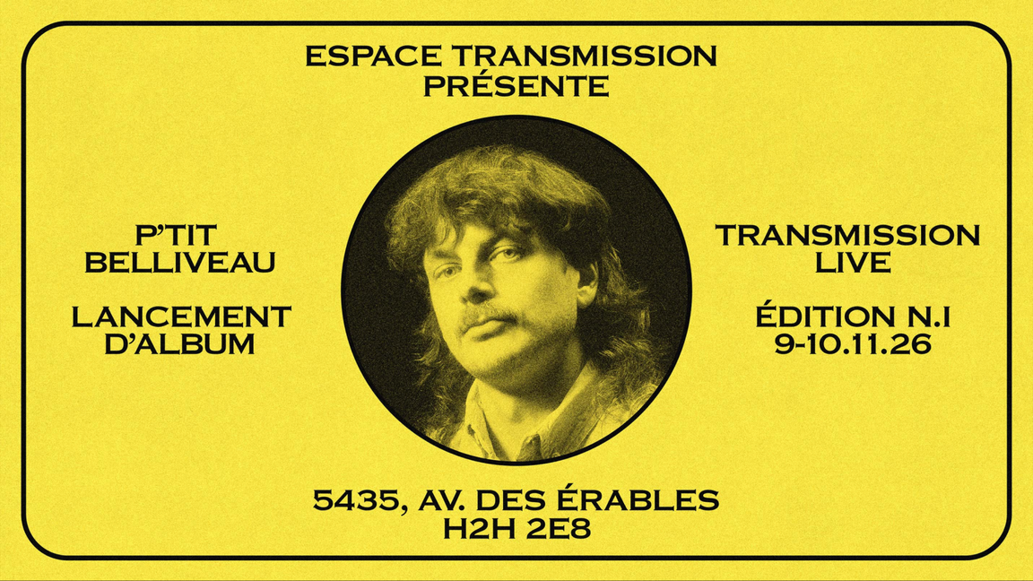 P'tit Belliveau – Lancements d'album (Transmission live n° 1)