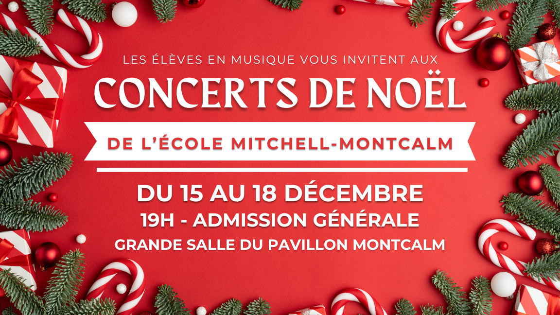 Concerts de Noël de l'école Mitchell-Montcalm
