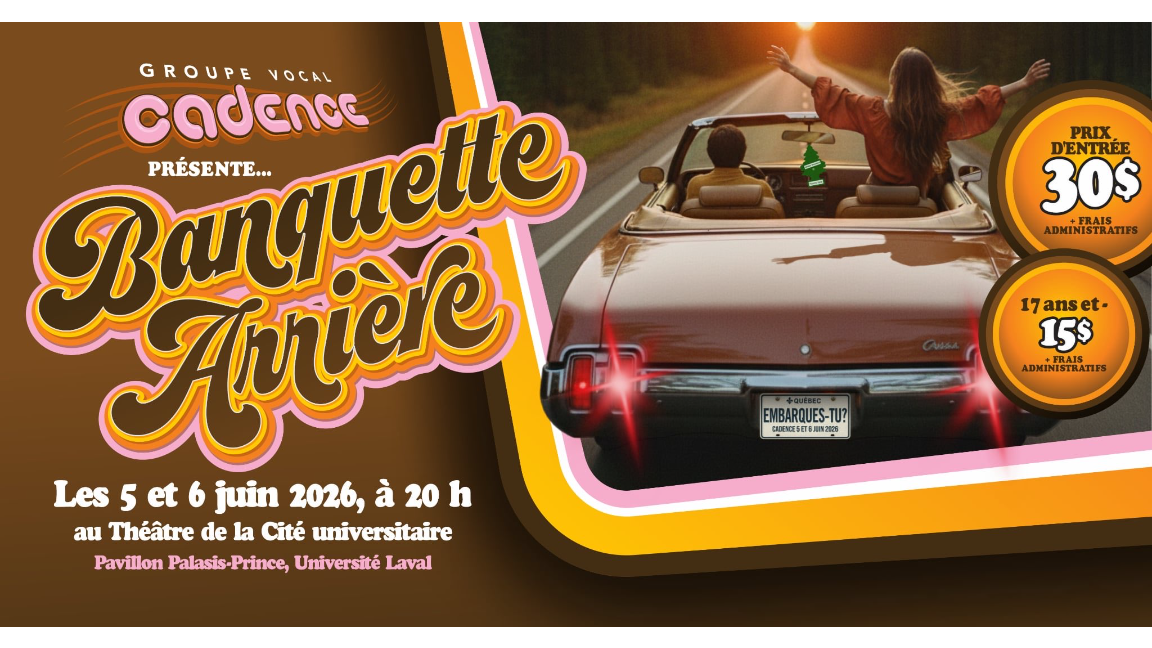 Spectacle annuel 2026 - Banquette Arrière