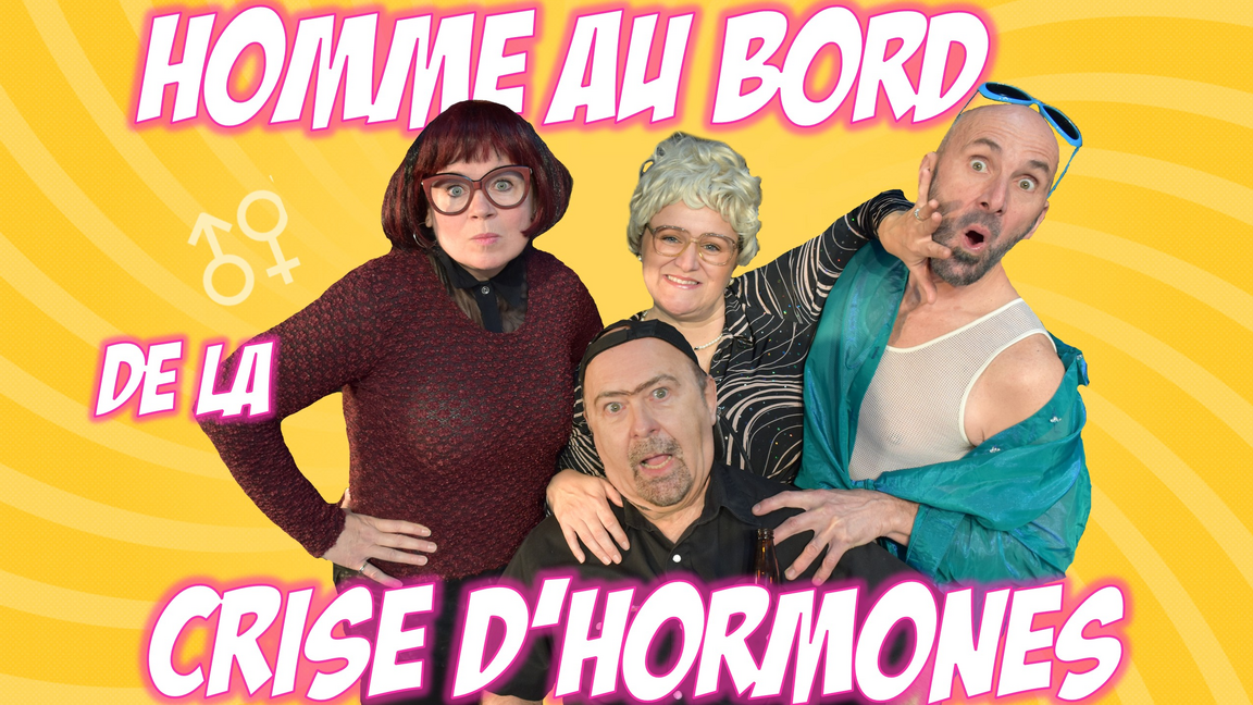 Homme au bord de la crise d’hormones
