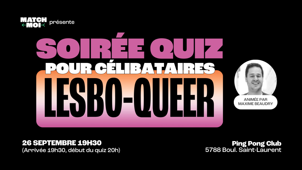 Soirée Quiz - Célibataires Lesbo-Queer
