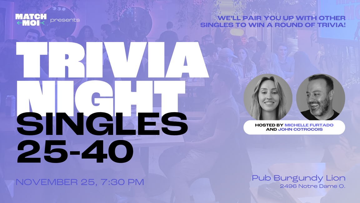 TRIVIA NIGHT - Singles 25-40 (English edition)