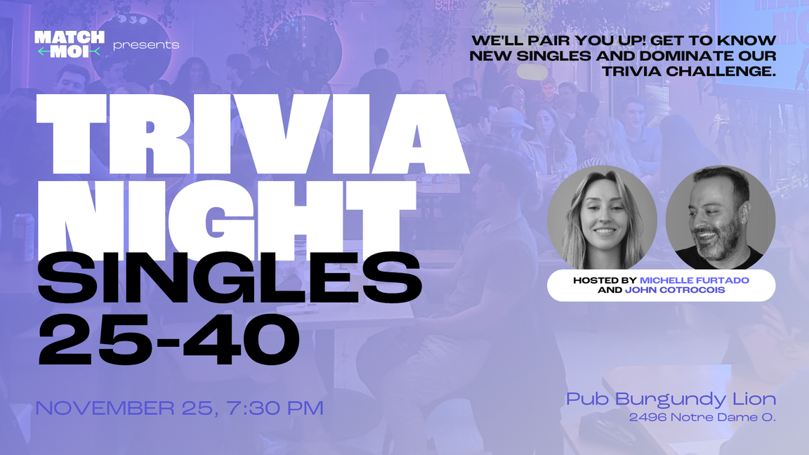 TRIVIA NIGHT - Singles 25-40 (English edition)