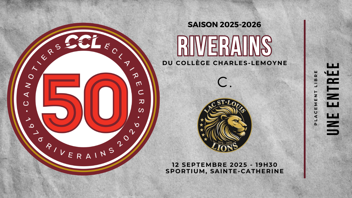 Riverains du Collège Charles-Lemoyne contre Lions du Lac St-Louis