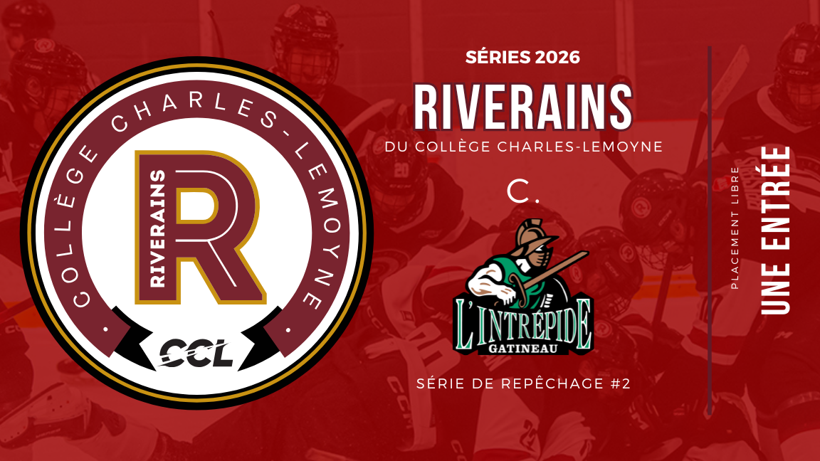 Série de repêchage #2 | Riverains du Collège Charles-Lemoyne contre Intrépide de Gatineau