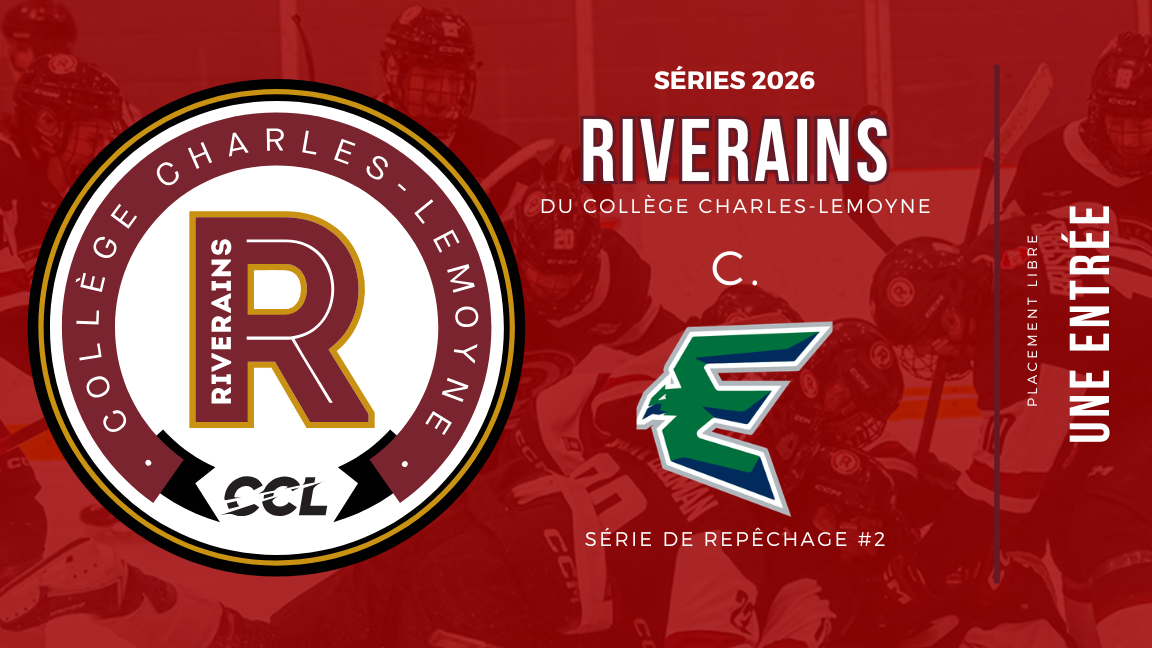 Série de repêchage #2 | Riverains du Collège Charles-Lemoyne contre Estacades de Trois-Rivières