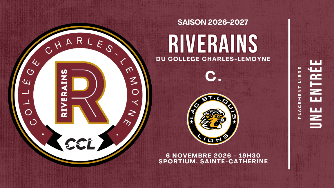 Riverains du Collège Charles-Lemoyne contre Lions du Lac St-Louis
