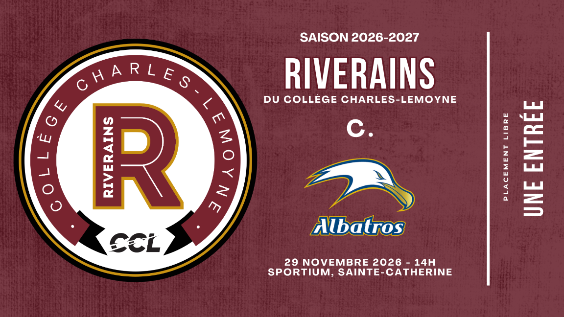 Riverains du Collège Charles-Lemoyne contre Albatros du Collège Notre-Dame