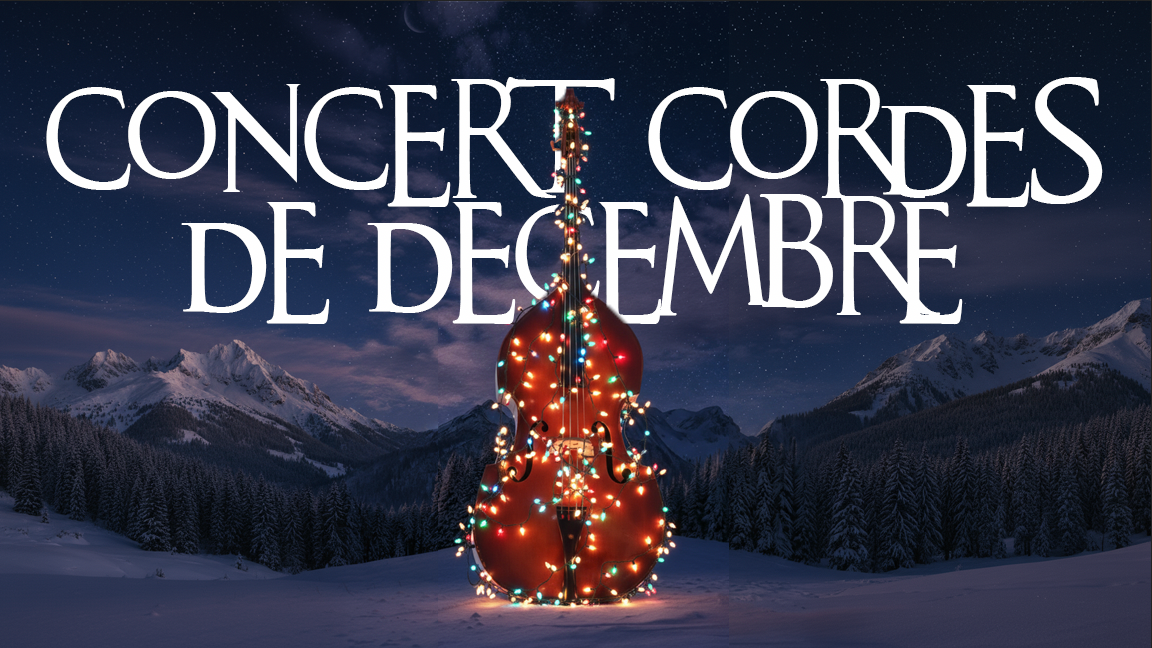 Concert de Noël 2025 Musiques-Études Cordes secondaire 2 et 3- École secondaire St-Luc