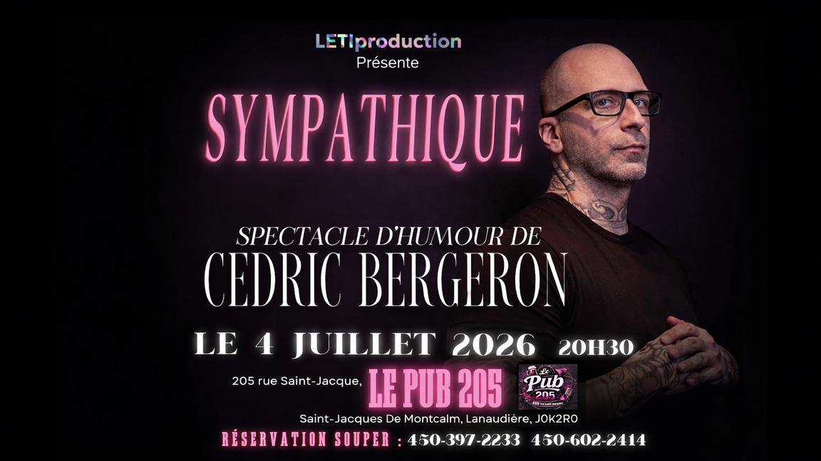 Cédric Bergeron SYMPATIQUE Saint-Jacques