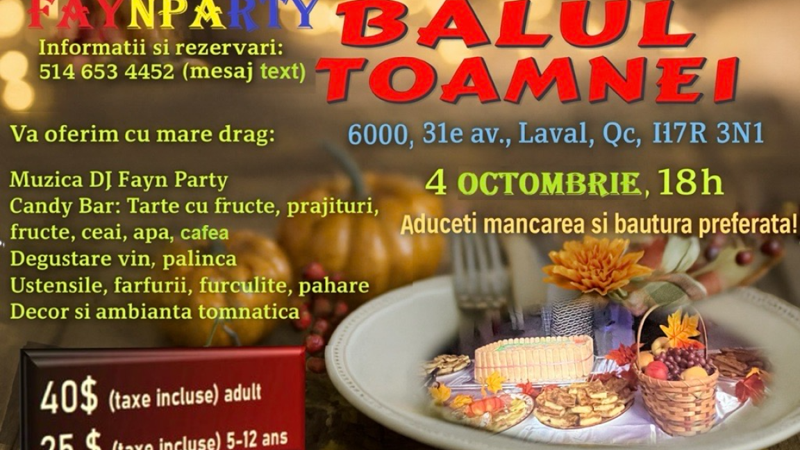 Balul Toamnei 2025