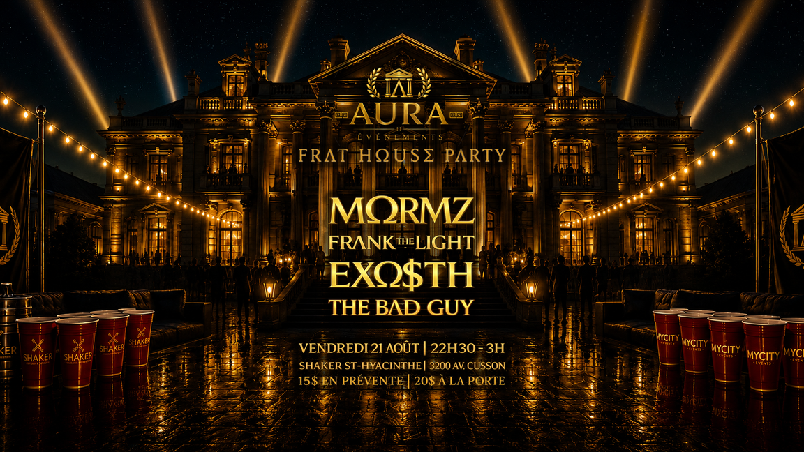 AURA FRAT HOUSE PARTY