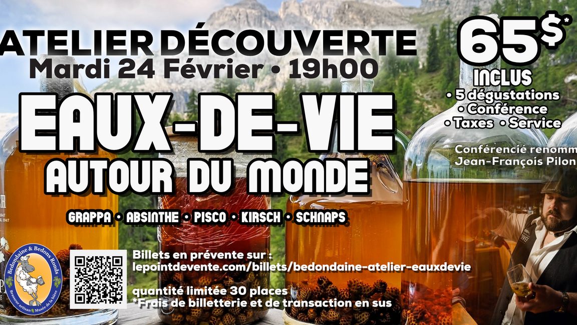 Atelier Découverte / Eaux-de-vie autour du monde