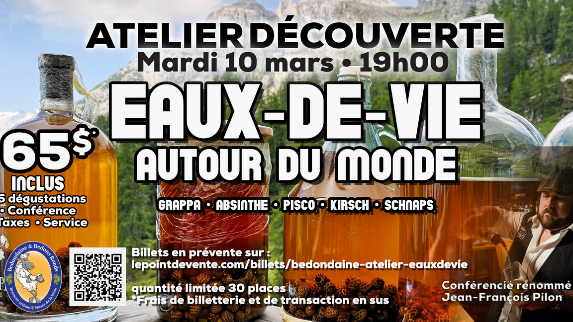 Atelier Découverte / Eaux-de-vie autour du monde