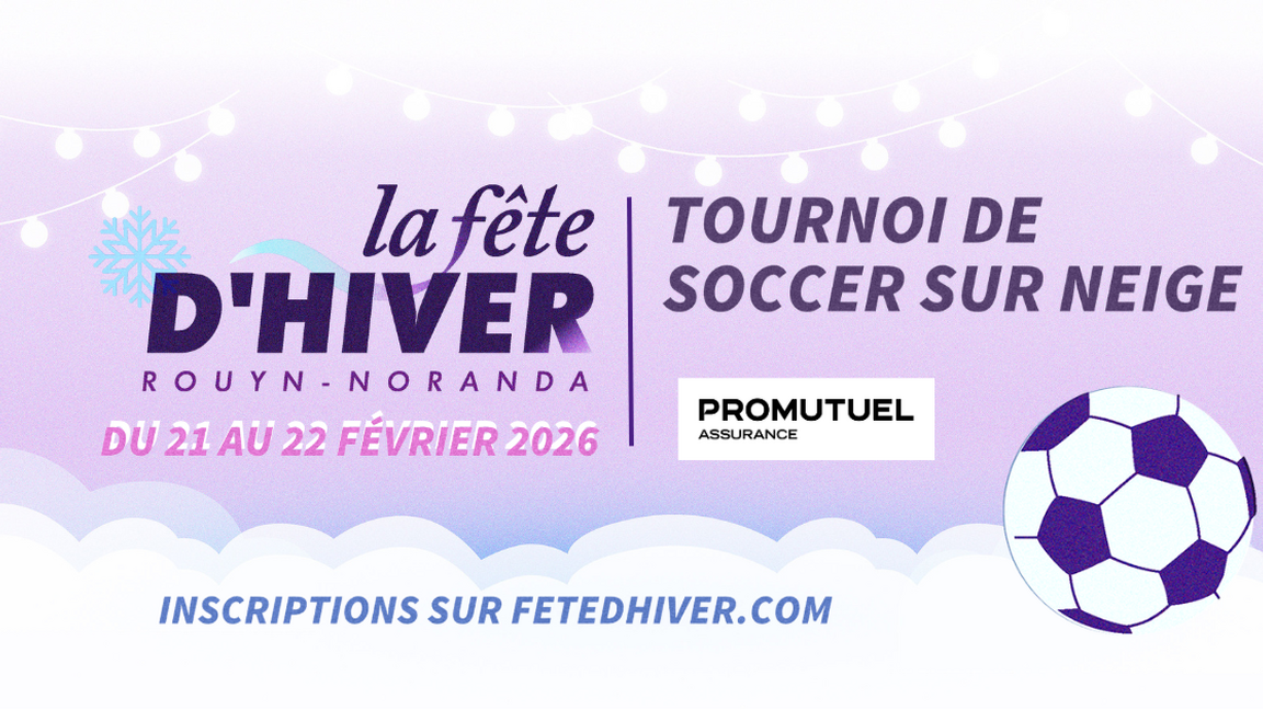 Tournoi de soccer sur neige