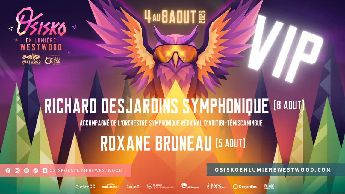 Passeport VIP (5 jours) ▲ 4 au 8 août 2026