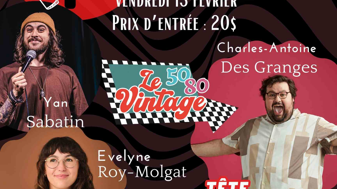 Les Soirées Fous Rires Le Vintage 5080 Resto-Bar