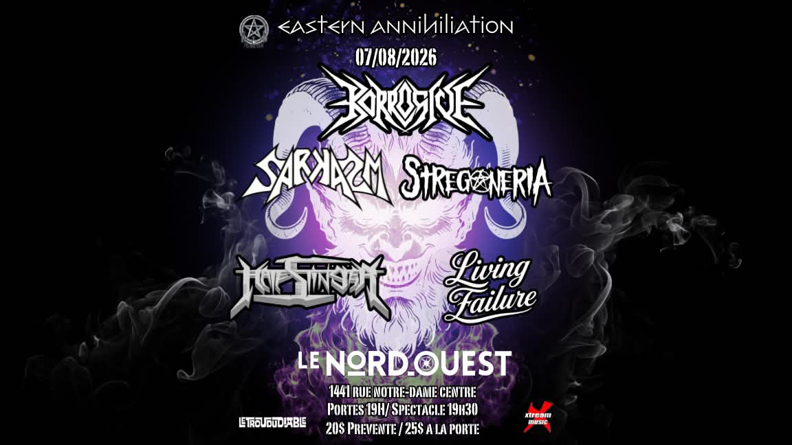 Korrosive/Sarkasm/Stregoneria/Hatestinger/Living Failure