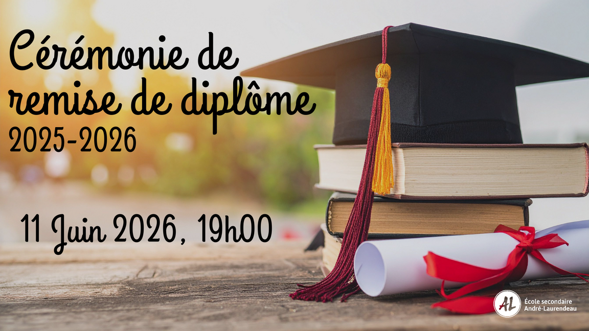 Cérémonie de remise de diplôme 2025-2026