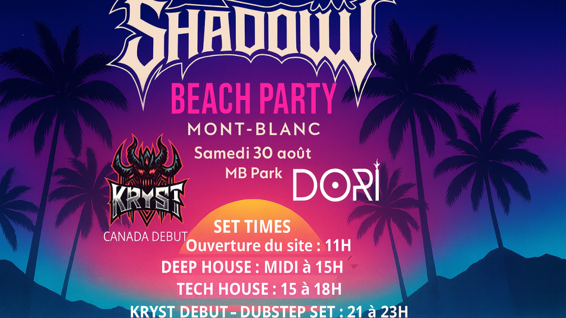 BEACH PARTY MONT BLANC - SAM. 30 AOÛT