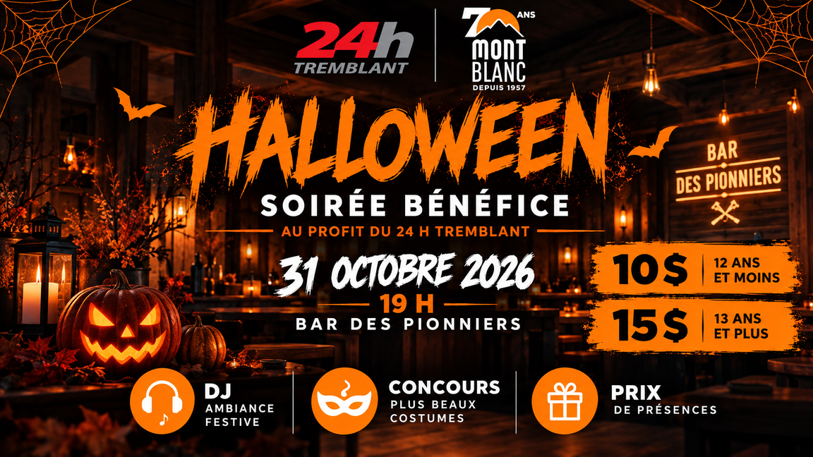 Halloween 2026 au profit du 24h