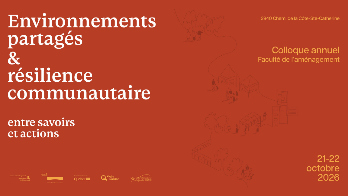 Colloque annuel de la Faculté de l’aménagement avec les 30 ans de la CPEUM