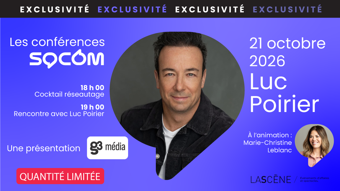 Conférences Socom : Luc Poirier