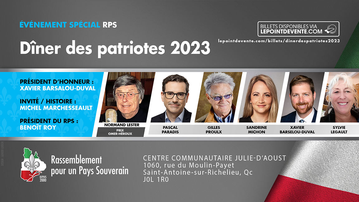 Dîner des Patriotes 2023