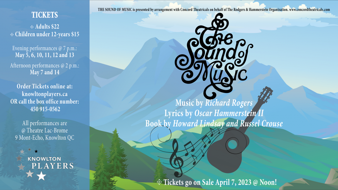 Knowlton Players présente Knowlton Players' The Sound of Music 14 mai