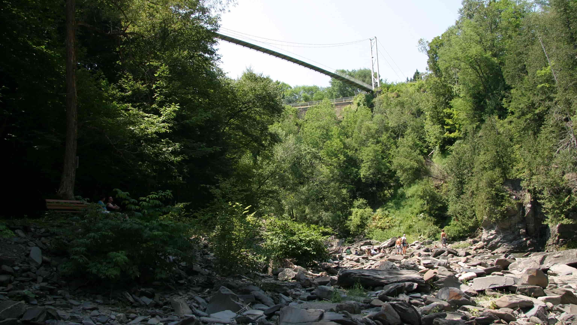 Randonnée au parc des gorges de la Coaticook