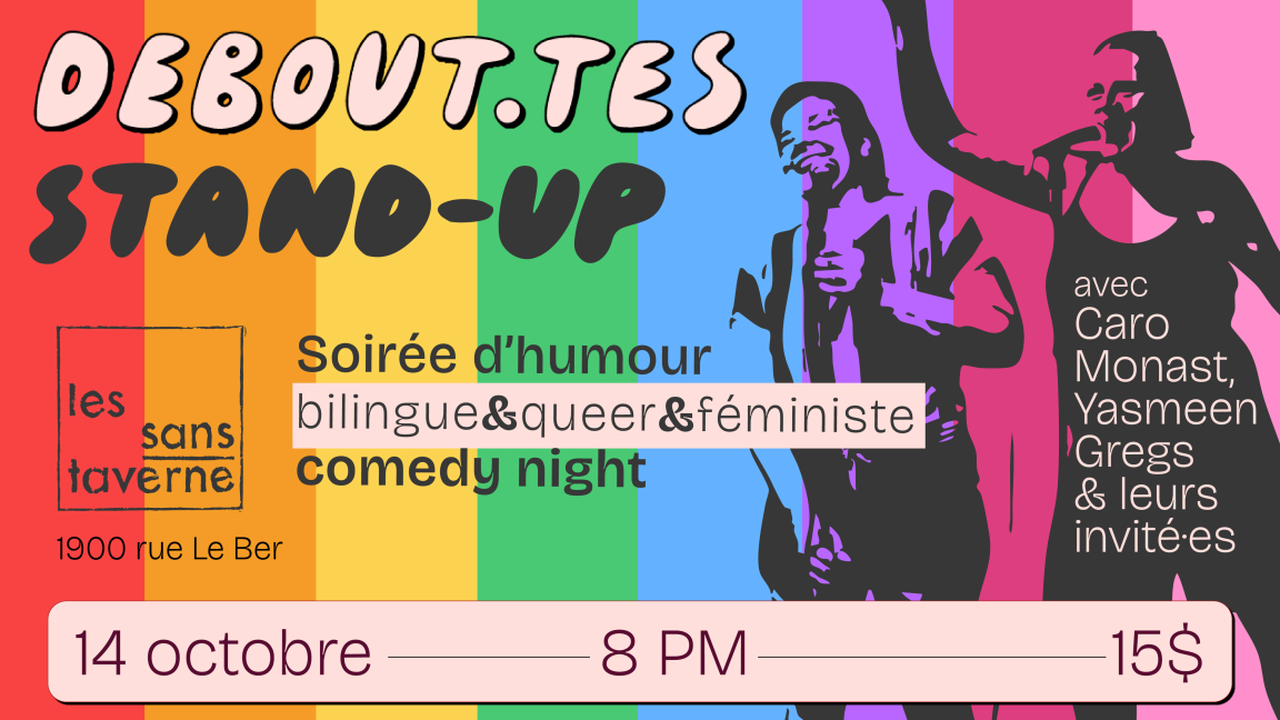 Debout·tes/Stand-up aux sans-taverne