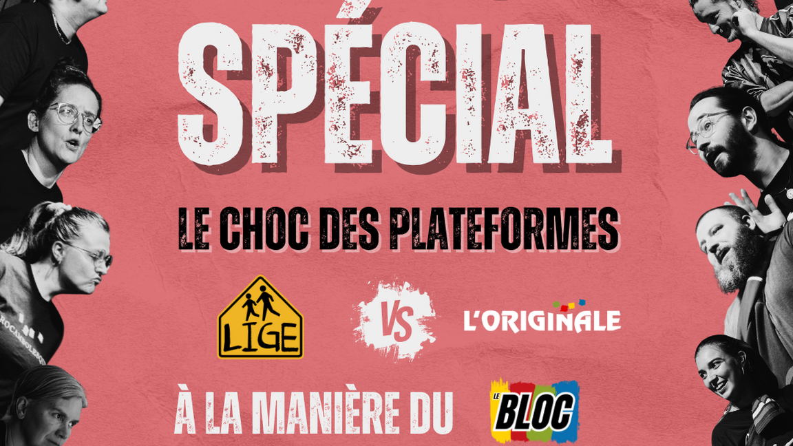 Impro L'Originale reçoit la LIGE à la manière du Bloc (2 février @Aux Angles Ronds)