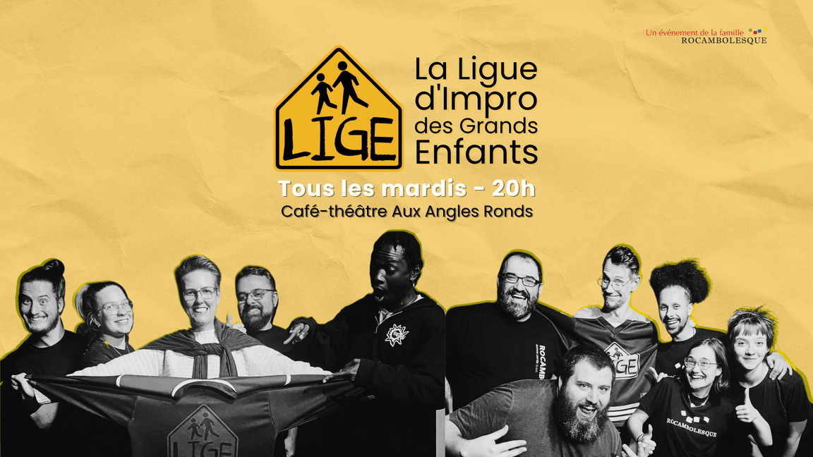 Impro LIGE - Bleus vs Jaunes (3 février @Aux Angles Ronds)