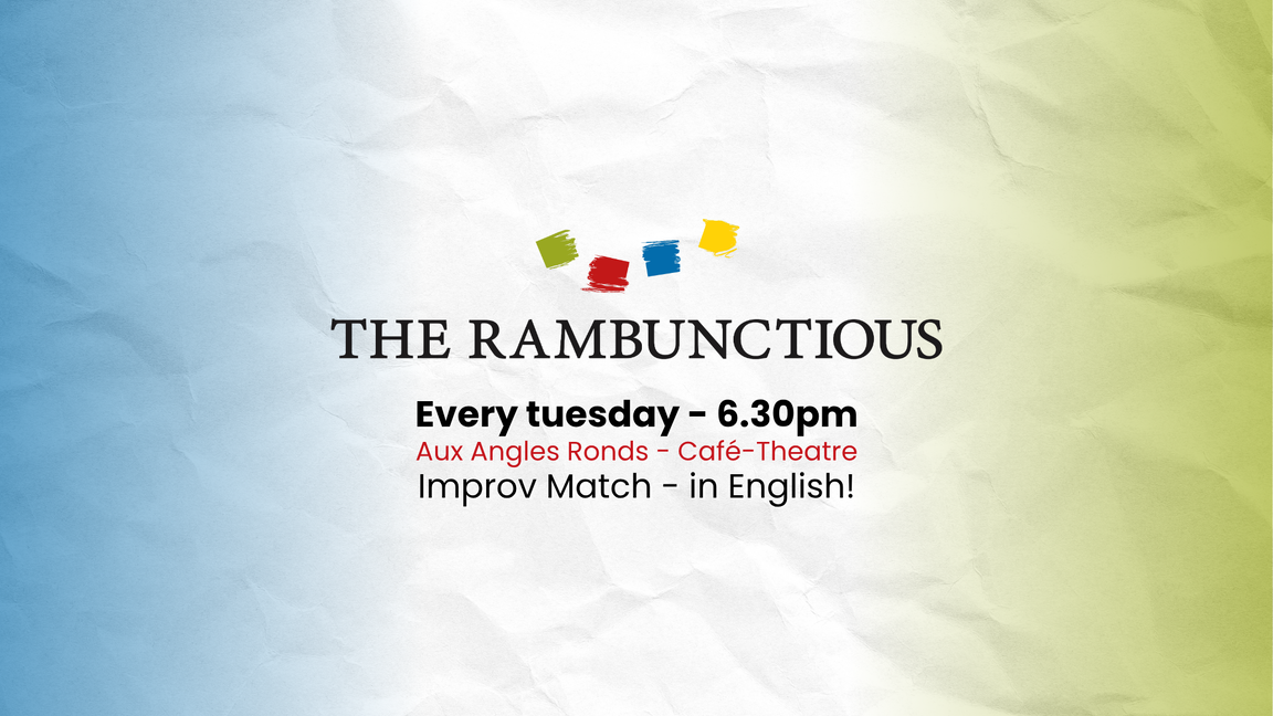 Improv The Rambunctious - Green vs Blue (August 25 - 6:30pm @Aux Angles Ronds)