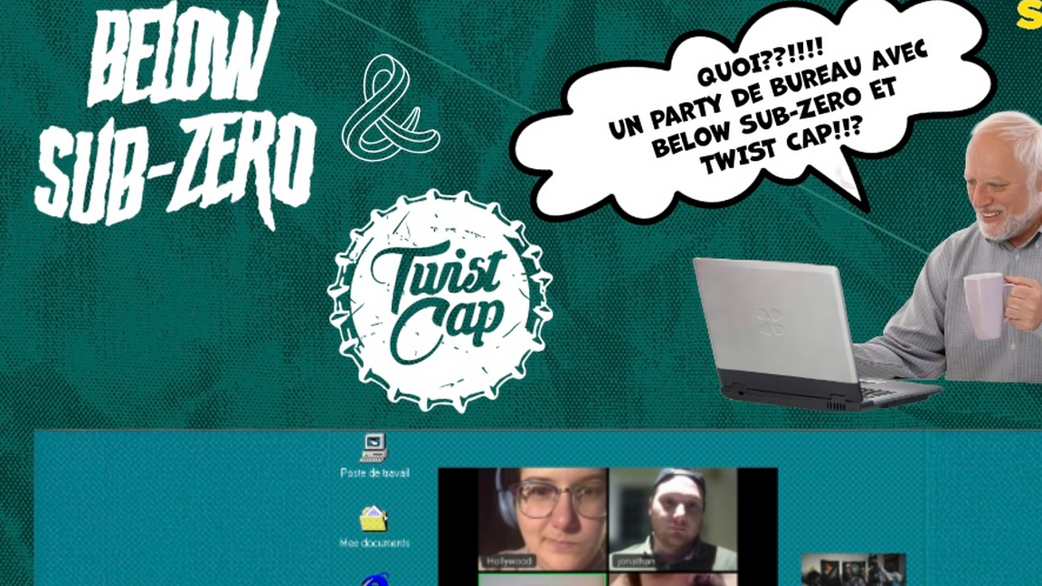 Party de bureau de Below Sub-Zero avec Twist Cap