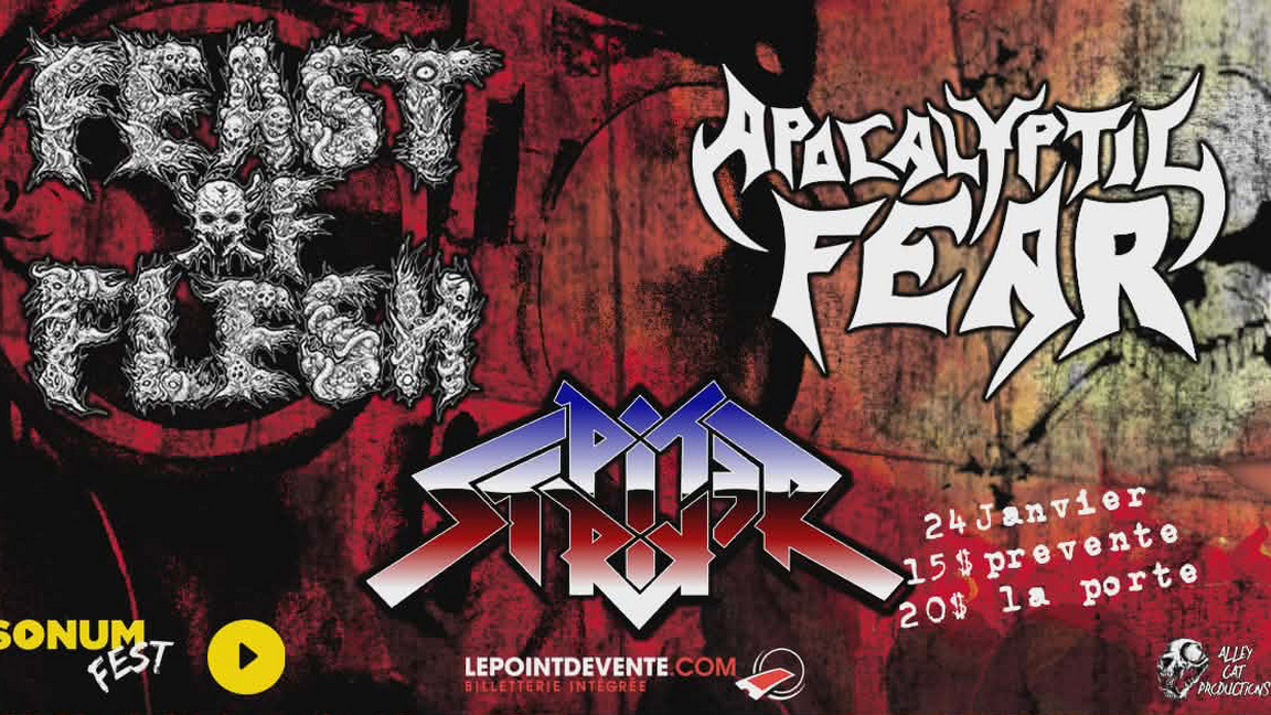 Feast of Flesh avec Apocalyptic Fear et Pit Striker