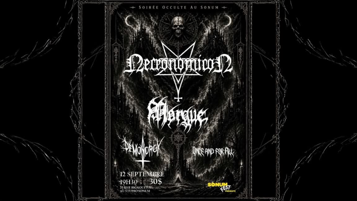 Necronomicon avec Morgue, Demonorgy et Once And For All