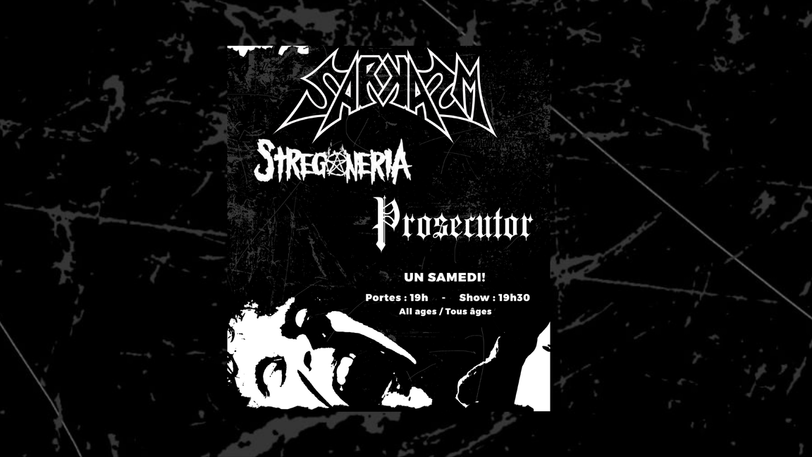 SARKASM avec Stregoneria & Prosecutor